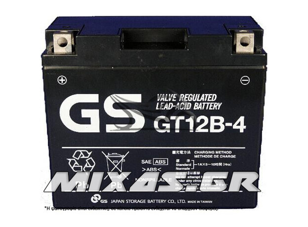 ΜΠΑΤΑΡΙΑ GS GT12B-4 (YT12B-BS) 12V 10Ah GEL