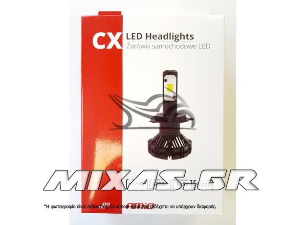 ΛΑΜΠΕΣ H4 LED CX SERIES 2018 6/18 30W 6.00K 4.5L 2TEM