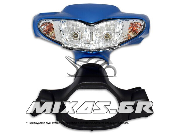 ΜΑΣΚΑ ΦΑΝΟΥ/ΚΑΒΟΥΚΙ ΚΟΝΤΕΡ (+ΦΑΝΑΡΙ) ΥAMAHA CRYPTON-R 115 (05) ΣΕΤ ΜΠΛΕ ROC