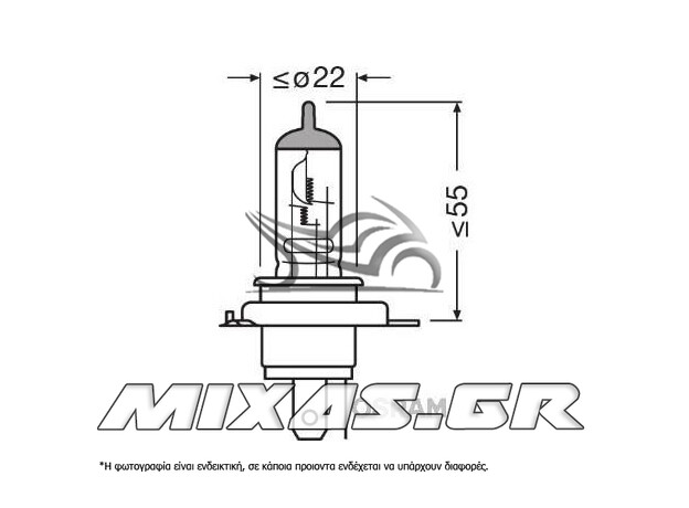 ΛΑΜΠΑ OSRAM HS1 12/35/35 HALOGEN