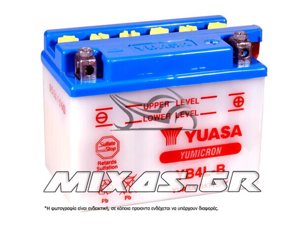 ΜΠΑΤΑΡΙΑ YUASA YB4L-B INDO ΜΕ ΥΓΡΑ