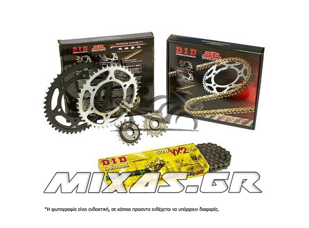 ΑΛΥΣΙΔΟΓΡΑΝΑΖΟ JT-DID KAWASAKI ER6 N/F VERSYS-650 (15-46) (520) VX3 ΜΕ ΧΡΥΣΗ ΑΛΥΣΙΔΑ