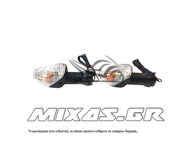 ΦΛΑΣ ΠΙΣΩ KAWASAKI Z-750/VERSYS-650/KLE NEO ΛΕΥΚΑ ΣΕΤ ROC