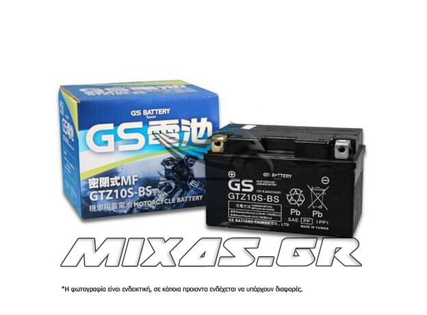 ΜΠΑΤΑΡΙΑ GS GTZ10S-BS (YTZ10S-BS) (9.1Ah) ΜΕ ΥΓΡΑ