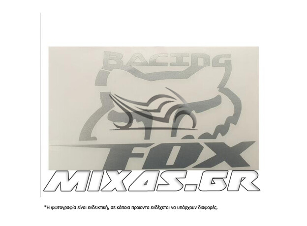 ΑΥΤΟΚΟΛΛΗΤΟ FOX RACING ΑΣΗΜΙ