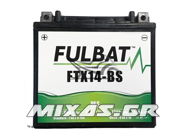 ΜΠΑΤΑΡΙΑ FULBAT YTX14-BS