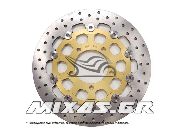 ΔΙΣΚΟΠΛΑΚΑ XGEAR XG1466F (ΕΜΠΡΟΣ KAWASAKI ZX-636)