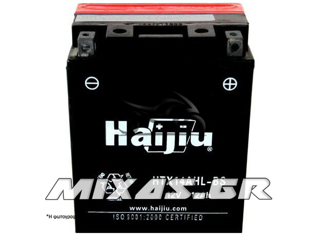 ΜΠΑΤΑΡΙΑ HAIJIU HTX14AHL-BS (YB14L-A2/B2)