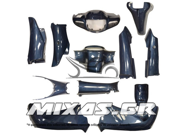 ΚΟΥΣΤΟΥΜΙ MODENAS KRISS-115 ΜΕ ΔΙΣΚΟ (+ΠΟΔΙΕΣ) ΜΠΛΕ ΣΚΟΥΡΟ ROC