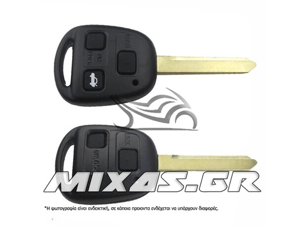 ΚΛΕΙΔΙ ΑΔΕΙΟ (ΚΟΥΦΑΡΙ) TOYOTA TOY47-SH2/CNTOY-008 2 ΚΟΥΜΠΙΑ (ΚΙΝΑΣ)