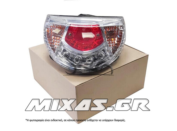 ΦΑΝΑΡΙ ΠΙΣΩ YAMAHA CRYPTON-R 115 ΛΕΥΚΟ/ΚΟΚΚΙΝΟ (LED) ROC