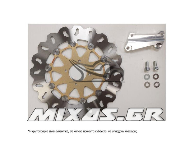 ΔΙΣΚΟΠΛΑΚΑ ΕΜΠΡΟΣ YAMAHA CRYPTON-X 135/105/110/115 ΜΕ ΑΝΤΑΠΤΟΡΑ DAYTONA