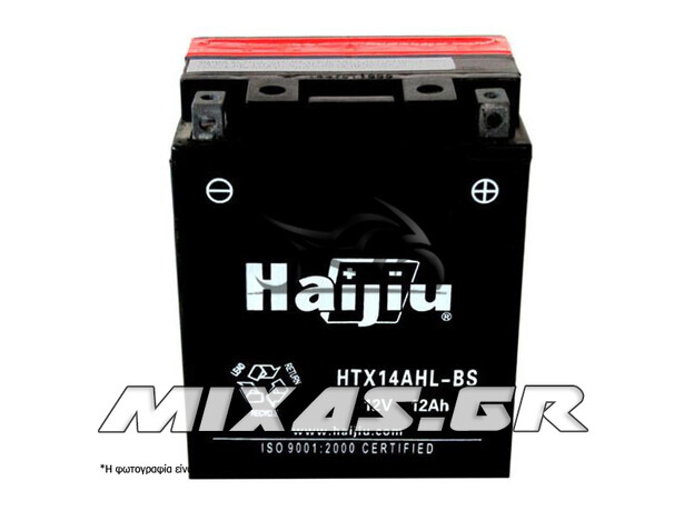 ΜΠΑΤΑΡΙΑ HAIJIU YTX14L-BS (150-87-145) HAIJIU