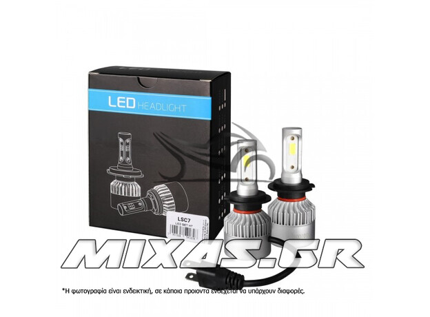 ΛΑΜΠΕΣ H7 LED 9>32V PX26D 6.500K 10.000LM 4X10W COB LED EPISTAR 1021 C6 ΜΕ ΑΝΕΜΙΣΤΗΡΑΚΙ (2 ΤΕΜ)