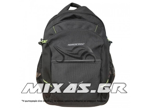 ΤΣΑΝΤΑ ΠΛΑΤΗΣ/ΣΑΚΙΔΙΟ NORDCODE RIDER BAG ΜΑΥΡΟ-FLUO 35lt