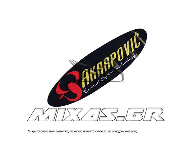 ΑΥΤΟΚΟΛΛΗΤΟ AKRAPOVIC 12X4 ΣΚΟΡΠΙΟΣ ΟΒΑΛ