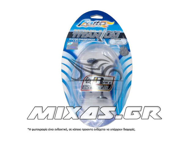 ΒΑΛΒΙΔΕΣ ΚΕΦΑΛΗΣ ΕΙΣ/ΕΞ YAMAHA CRYPTON-R 105/115/110 100% TITANIUM FAITO RACING