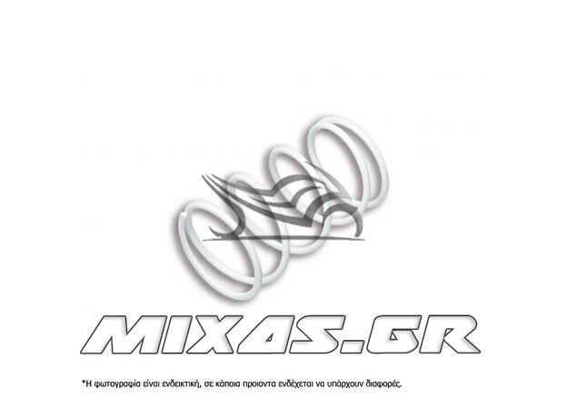 ΕΛΑΤΗΡΙΟ ΒΑΡΙΑΤΟΡ MALOSSI PIAGGIO BEVERLY 125/200/300 65Χ116mm 4.5ΜΜ6.2Κ ΑΣΠΡΟ
