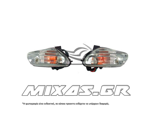ΦΛΑΣ ΕΜΠΡΟΣ YAMAHA CRYPTON-105 (3XA) ΔΙΑΦΑΝΕΣ ΣΕΤ ROC