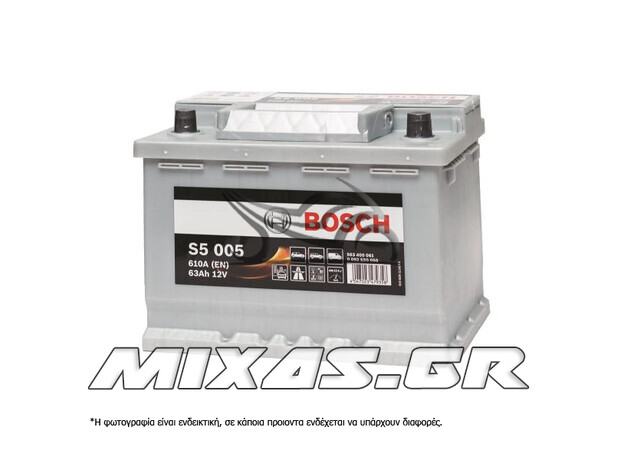 ΜΠΑΤΑΡΙΑ AUTO BOSCH 63AH 610A M242XP175XY190 S5005