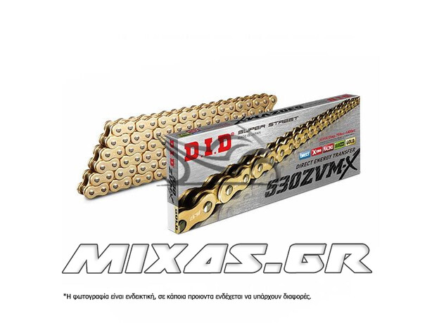 ΑΛΥΣΙΔΑ ΚΙΝΗΣΗΣ DΙD 525-120L ZVM-X ZB SUPER STREET ΧΡΥΣΗ