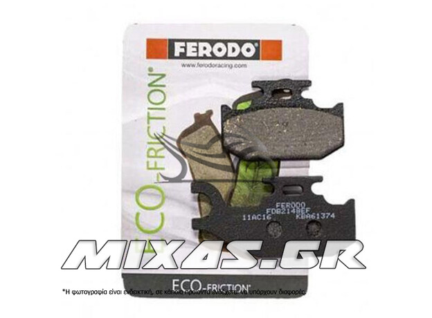 ΤΑΚΑΚΙΑ FERODO FDB2148/862 ECO FRICTION ΠΙΣΩ SUZUKI SIXTEEN 125/150