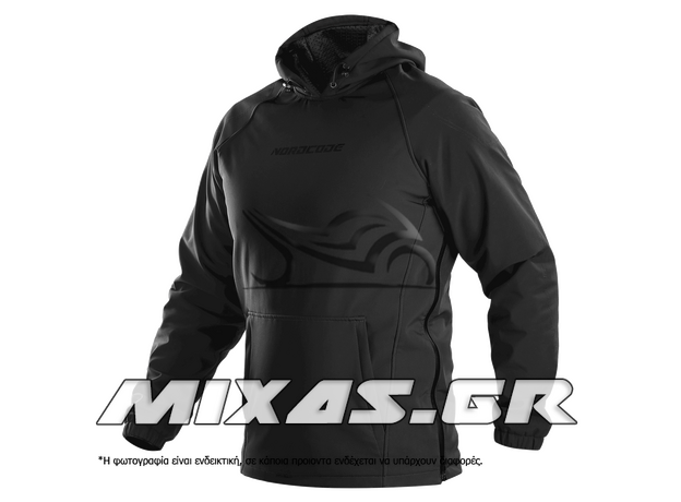 ΜΠΟΥΦΑΝ NORDCODE LYNX SOFTHELL HOODIE ΜΑΥΡΟ