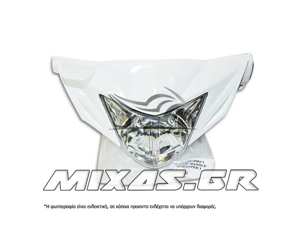 ΜΑΣΚΑ ΦΑΝΟΥ + ΦΑΝΑΡΙ YAMAHA CRYPTON-X 135 (ΠΡΟΣΑΡΜΟΓΗΣ) ΑΣΠΡΗ ROC