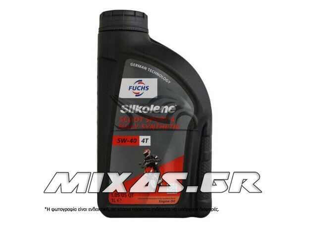 ΛΑΔΙ SILKOLENE SCOOT SPORT 4T 5W40 FULL SYNTHETIC 1L