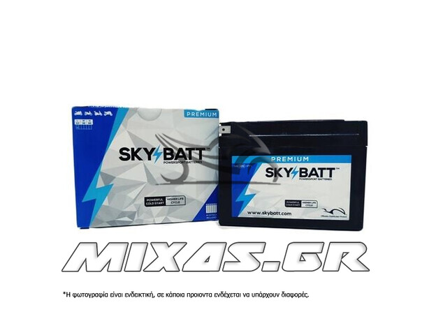 ΜΠΑΤΑΡΙΑ SKYBAT YTX14-BS ΜΕ ΥΓΡΑ