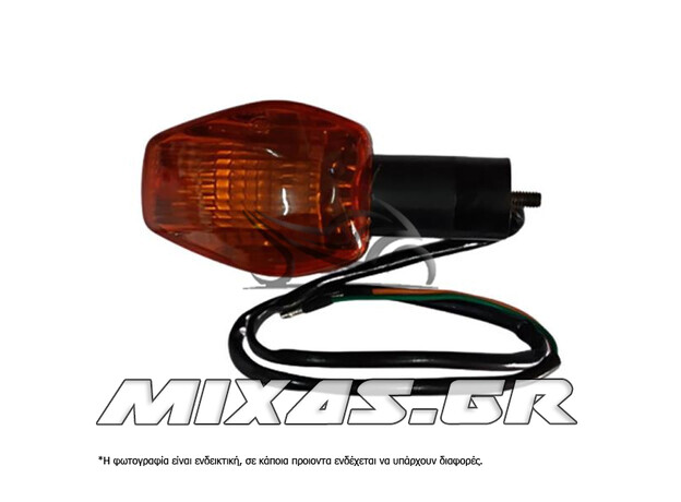 ΦΛΑΣ ΠΙΣΩ ΑΡΙΣΤΕΡΟ HONDA INNOVA/CBR-125/TRANSALP-700 ΠΟΡΤΟΚΑΛΙ TAIW (12V21W)