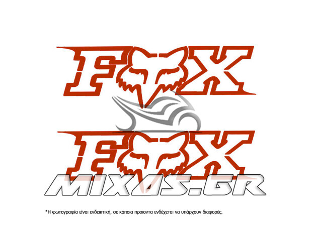 ΑΥΤΟΚΟΛΛΗΤΟ FOX ΑΝΑΓΛΥΦΟ ΚΟΚΚΙΝΟ 2TMX (ΑΜΑ216)