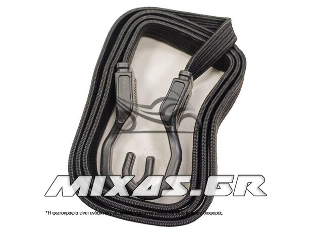 ΧΤΑΠΟΔΙ ΕΛΑΣΤΙΚΟ FLAT LATEX 150mΧ18mm NORD ΜΑΥΡΟΣ