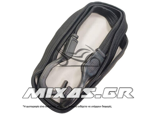 ΧΤΑΠΟΔΙ ΕΛΑΣΤΙΚΟ FLAT LATEX 120mΧ18mm NORD ΜΑΥΡΟ