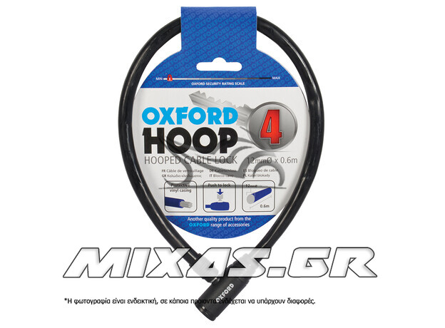 ΛΟΥΚΕΤΟ/ΣΥΡΜΑΤΟΣΧΟΙΝΟ ΠΟΔΗΛΑΤΟΥ OXFORD HOOP4 OF225 4mmx60mm ΜΑΥΡΟ