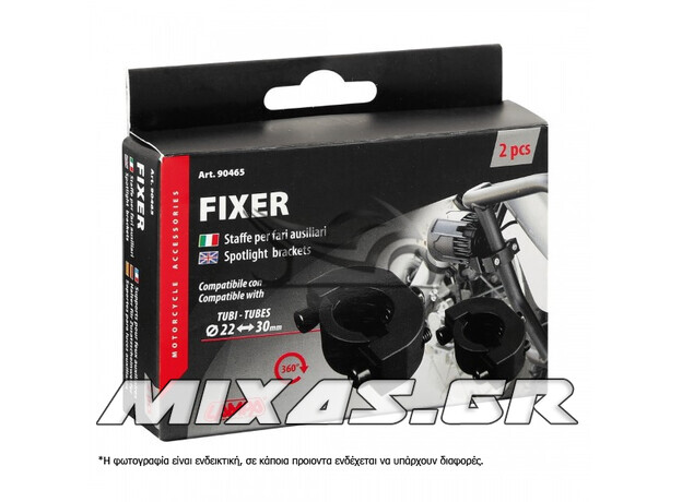 ΒΑΣΕΙΣ ΣΤΗΡΙΞΗΣ FIXER ΓΙΑ ΠΡΟΒΟΛΕΙΣ ΜΟΤΟ 22-30mm 9046.5 LAMPA