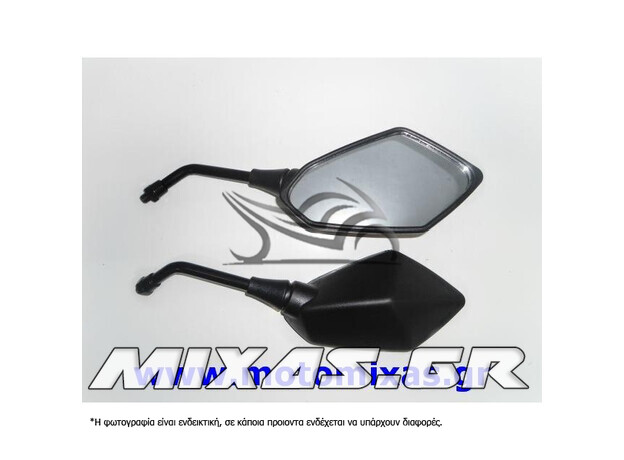 ΚΑΘΡΕΠΤΕΣ H 10MM HONDA/KAWASAKI VERSYS-650/Z-750 ΠΟΛΥΓΩΝΙΚΟΙ ΜΑΥΡΟΙ ΣΕΤ