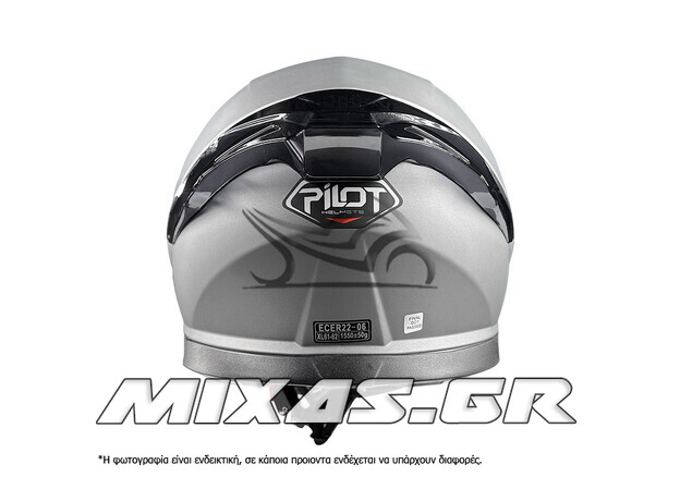 ΚΡΑΝΟΣ PILOT SNAKE SV ΚΛΕΙΣΤΟ (FULLFACE) TITANIO ΜΑΤ + ΦΙΜΕ ΖΕΛΑΤΙΝΑ
