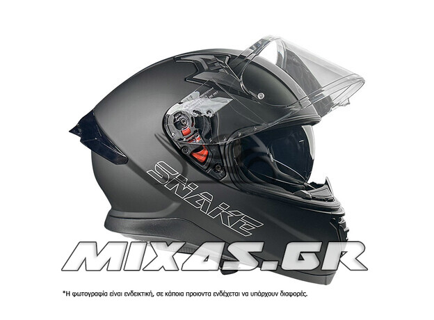 ΚΡΑΝΟΣ PILOT SNAKE SV ΚΛΕΙΣΤΟ (FULLFACE) ΜΑΥΡΟ ΜΑΤ + ΦΙΜΕ ΖΕΛΑΤΙΝΑ