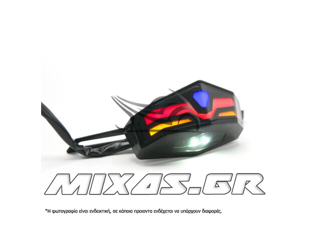 ΦΑΝΑΡΙ ΠΙΣΩ ΠΡΟΣΑΡΜΟΓΗΣ YAMAHA XT-660/MT-07/FZ6/XVS-650 LED ROC