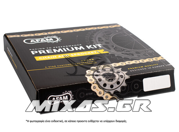ΑΛΥΣΙΔΟΓΡΑΝΑΖΟ AFAM YAMAHA MT-09 TRACER 900/GT (18-20) (16-45) (525) XS-RING ΜΕ ΧΡΥΣΗ ΑΛΥΣΙΔΑ