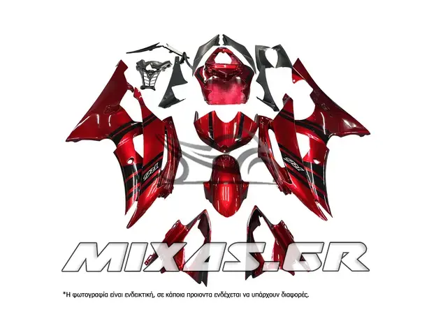 ΚΟΥΣΤΟΥΜΙ (FAIRING SET) YAMAHA YZF-R6 (2008-2016) 24ΤΜΧ