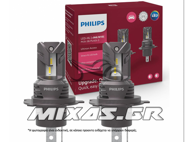 ΛΑΜΠΕΣ PHILIPS H4/H19 LED 11342U2500CX