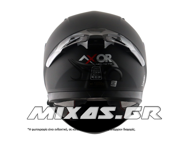 ΚΡΑΝΟΣ AXOR APEX ΚΛΕΙΣΤΟ (FULLFACE) ΜΑΥΡΟ ΜΑΤ