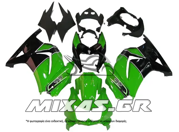 ΚΟΥΣΤΟΥΜΙ (FAIRING SET) KAWASAKI NINJA 250 (2008-2012) 15ΤΜΧ