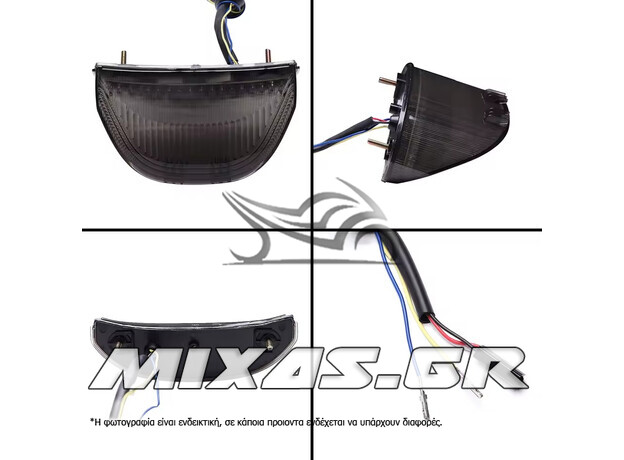 ΦΑΝΑΡΙ ΠΙΣΩ HONDA CBR 600/1000RR (03-06) LED ΦΙΜΕ (ΜΕ ΦΛΑΣ) ROC