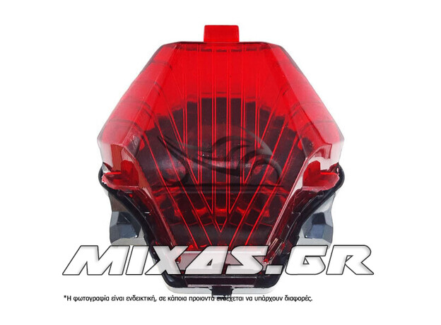 ΦΑΝΑΡΙ ΠΙΣΩ ΠΡΟΣΑΡΜΟΓΗΣ YAMAHA XT-660/MT-07/FZ6/XVS-650 LED ΚΟΚΚΙΝΟ ROC