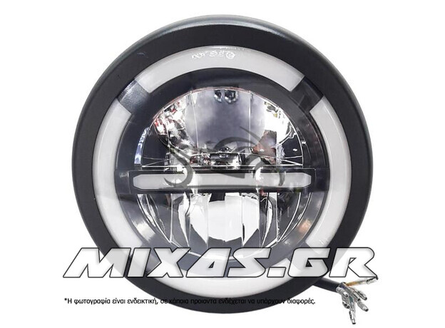 ΦΑΝΑΡΙ ΕΜΠΡΟΣ UNIVERSAL 16CM ΣΤΡΟΓΓΥΛΟ LED