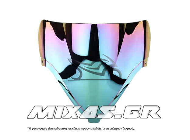 ΠΑΡΜΠΡΙΖ/ΖΕΛΑΤΙΝΑ DOUBLE BUBBLE SUZUKI HAYABUSA GSX-R 1300 (08-16) ΙΡΙΔΙΟΥ ΜΠΛΕ MS-PARTS