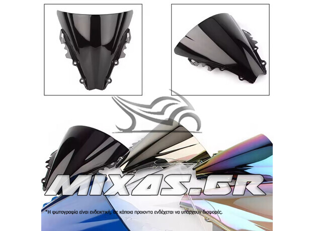 ΠΑΡΜΠΡΙΖ/ΖΕΛΑΤΙΝΑ DOUBLE BUBBLE ΥΑΜΑΗΑ YZF R6 (04-06) ΦΙΜΕ ΣΚΟΥΡΟ MS-PARTS